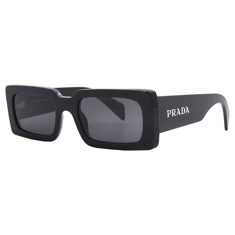 Prada Grey Rectangular Ladies Sunglasses PR A07S 1AB5S0 52  display picture 2