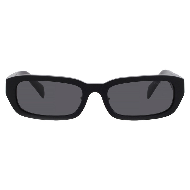 Prada Grey Rectangular Ladies Sunglasses PR B06SF 16K08Z 55