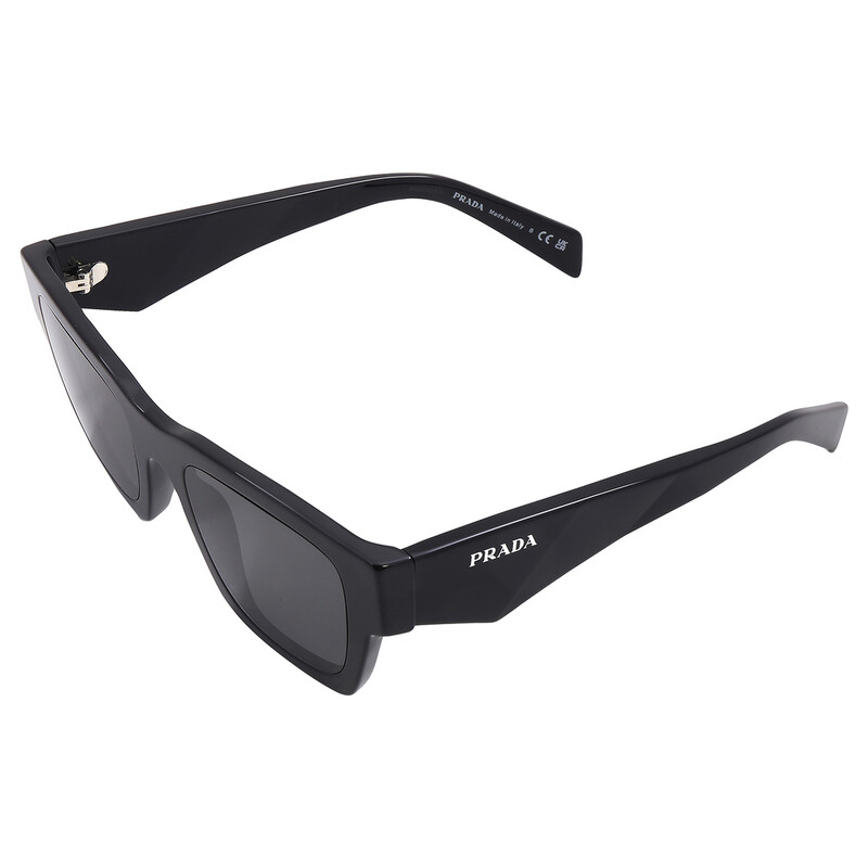 Prada Grey Square Men's Sunglasses PR A06S 16K08Z 50 8056597970402