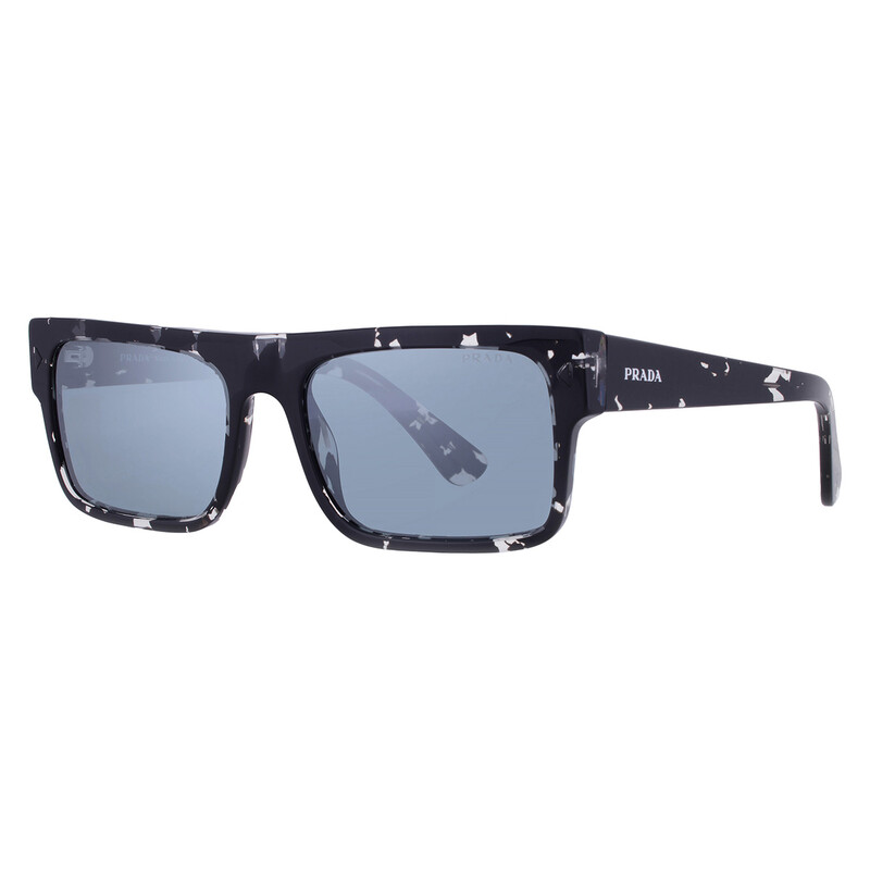 Prada Silver Blue Light Sunglasses PRADA PR 66VS-1BC455 Silver / Light Blue Sunglasses | eBay main image 4