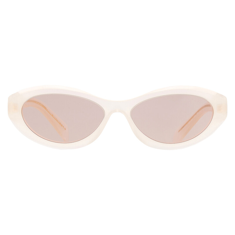 【新品未着用】P.A.R.O.S.H. イタリア製　白　ミディ丈　フレアドレス Prada Light Brown Oval Ladies Sunglasses PR 26ZS 12V4I2 55
