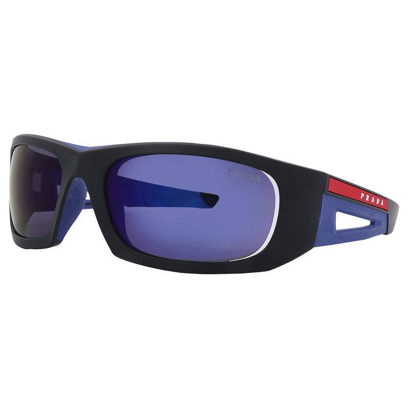 Prada Linea Rossa Blue Multilayer Tuning Sport Men's Sunglasses PS