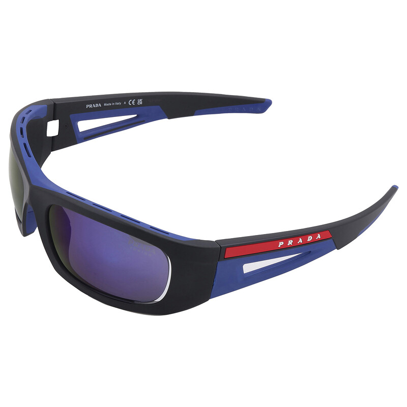 Prada Linea Rossa Blue Multilayer Tuning Sport Men's Sunglasses PS