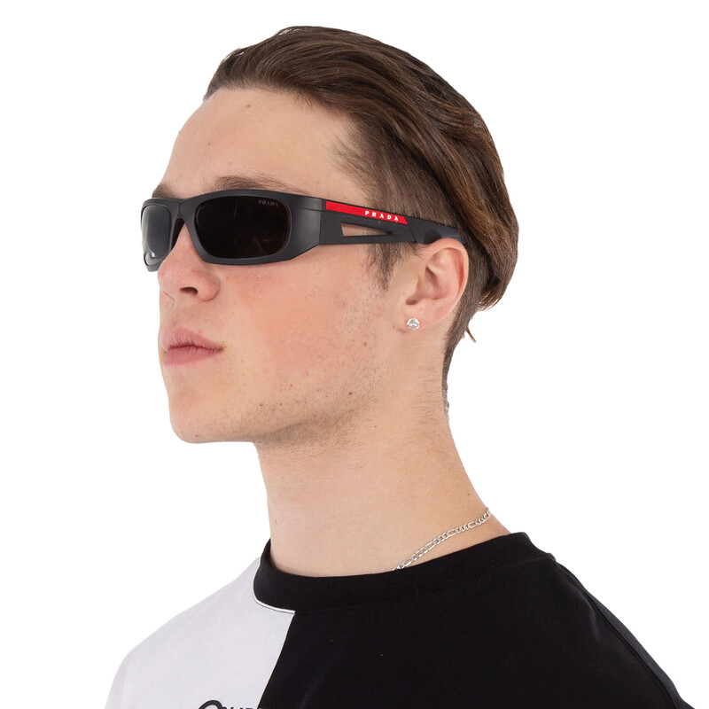 Prada Linea Rossa Dark Grey Wrap Men display picture 1