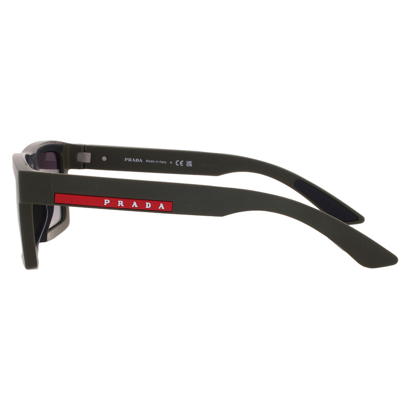 Prada Linea Rossa Grey Gradient Rectangular Men's Sunglasses PS