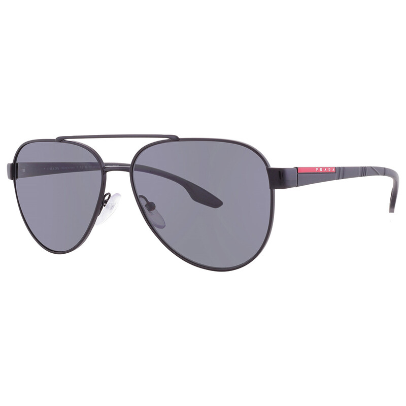 Prada Linea Rossa Polarized Grey Pilot Men display picture 2