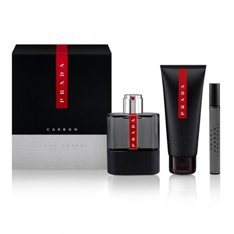 2点／ルナロッサカーボン 100ml／ラッシュ 75ml Prada Luna Rossa Carbon / Prada Set (m) 8435137786565 - Prada