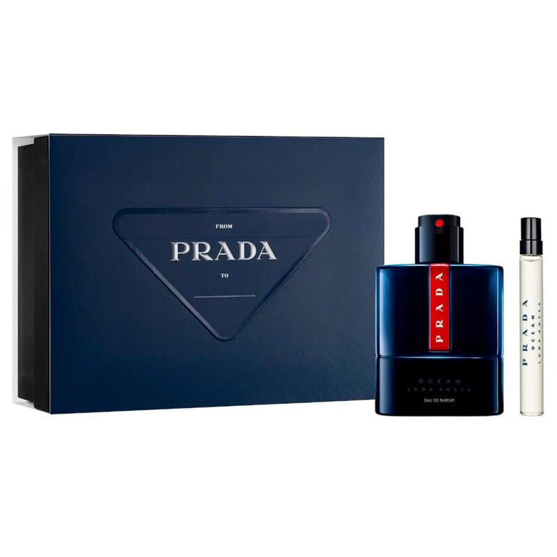 Prada Men's Luna Rossa Ocean 2pcs EDT Gift Set Fragrances