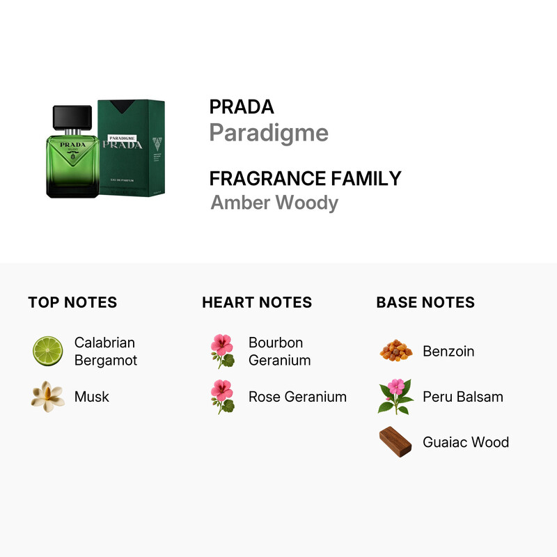 Prada Men's Paradigme EDP Spray 1.7 oz Fragrances 3614274182897