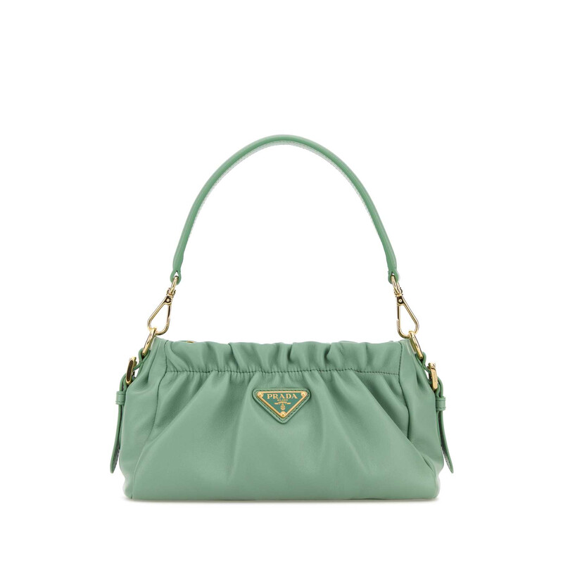 Prada Mint Green Nappa Leather Handbag 1BC2702DX8 F0229