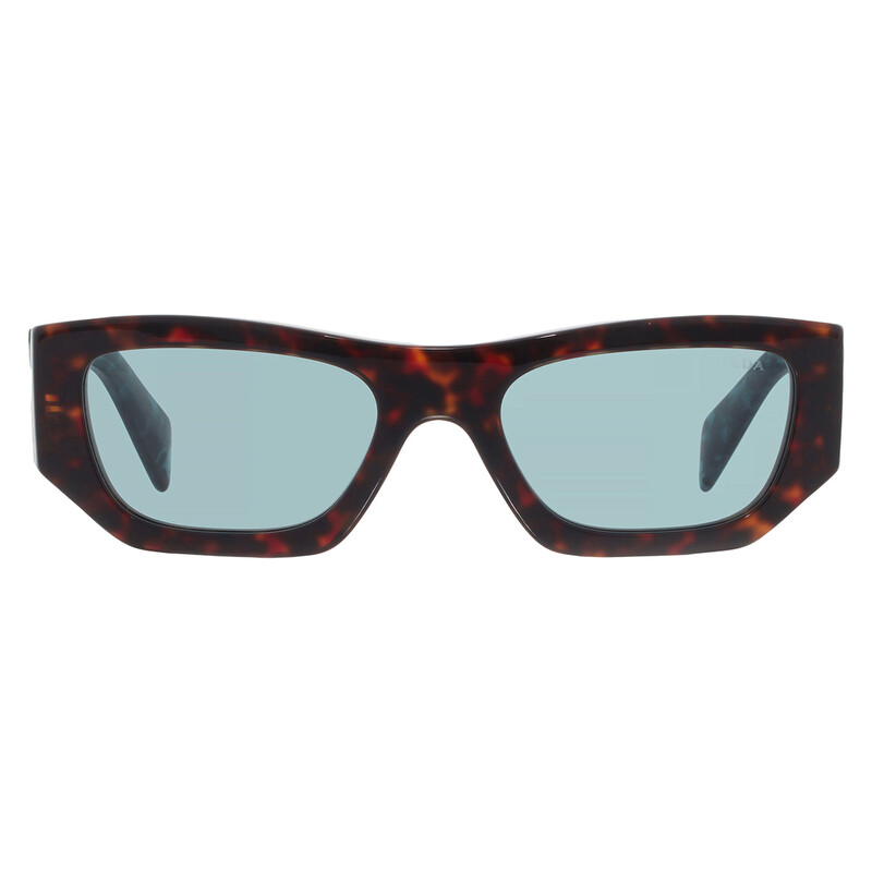 Prada Petrol Green Rectangular Men's Sunglasses PR A01S 18Z40K 53