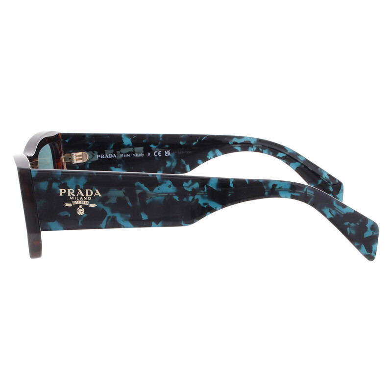 Prada Petrol Green Rectangular Men's Sunglasses PR A01S 18Z40K 53
