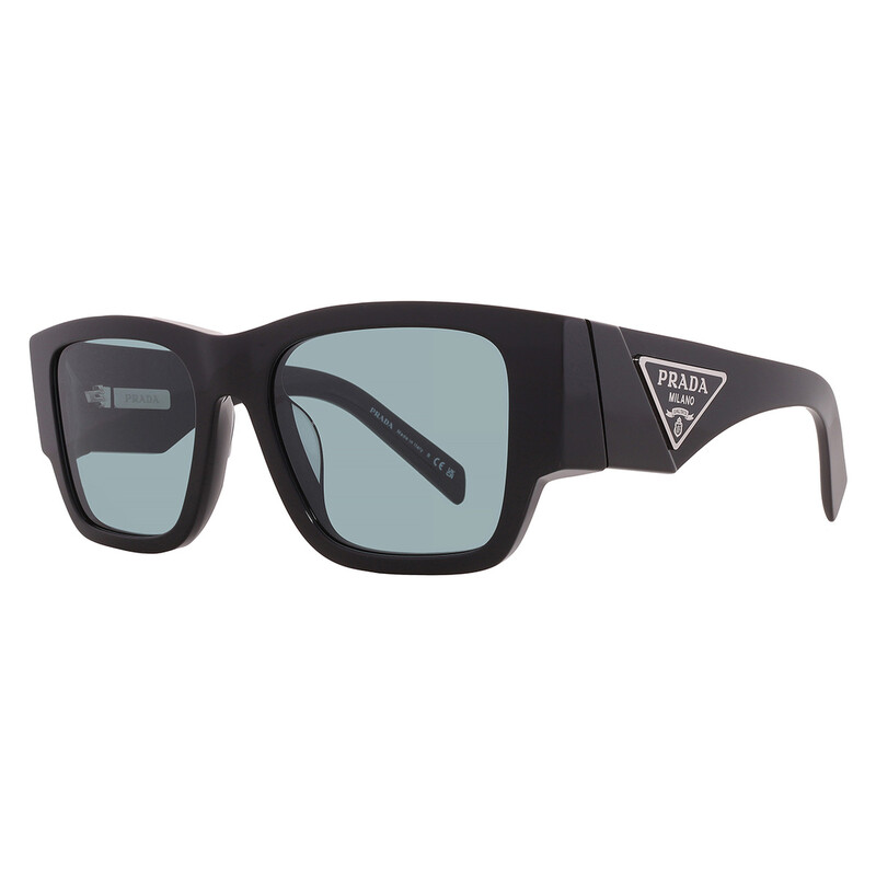 Prada Petrol Green Square Men's Sunglasses PR 10ZSF 16K40K 55