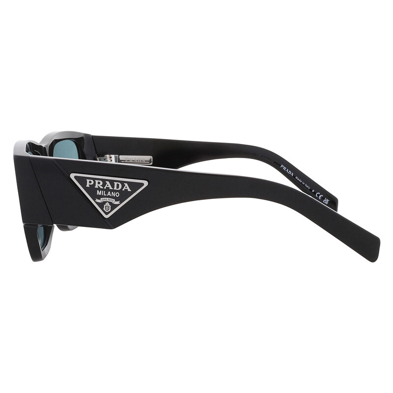 Prada Petrol Green Square Men's Sunglasses PR 10ZSF 16K40K 55