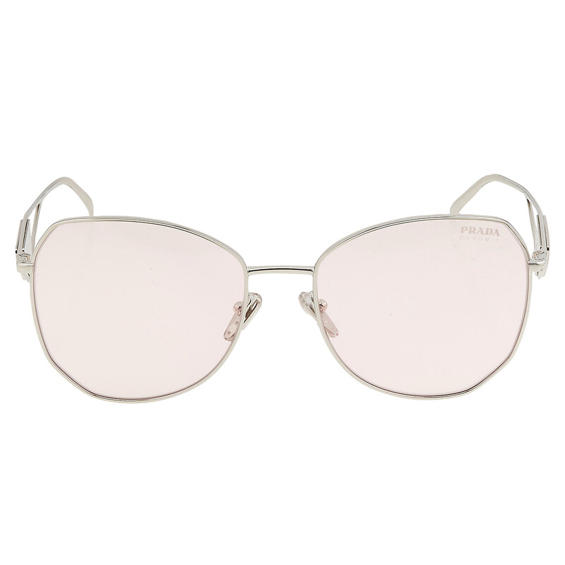 Prada Pink Photochromic Irregular Ladies Sunglasses PR 57YS  display picture 1