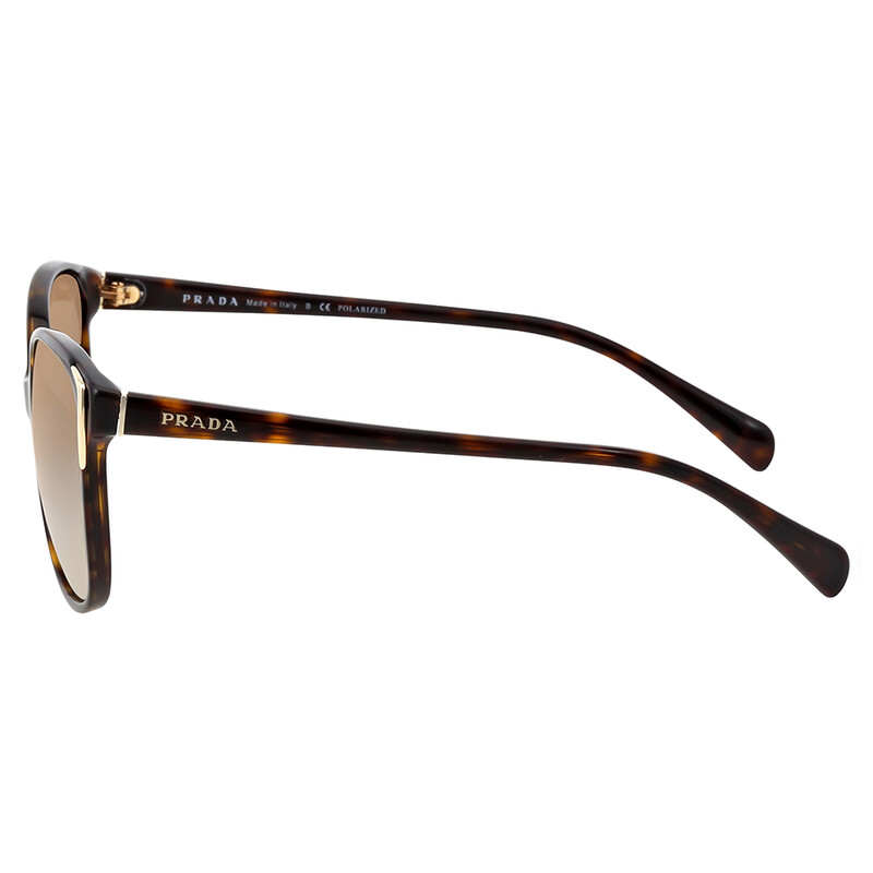 Prada Havana Polarized Brown 55 mm Women\'s Sunglasses Prada Pr 26zs Women Havana Cat Eye Sunglasses – Otticanet main image 2
