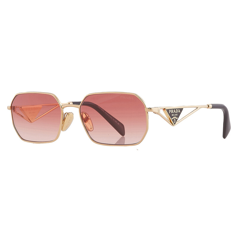 Prada Red Gradient Geometric Ladies Sunglasses PR A51S 5AK40C 58