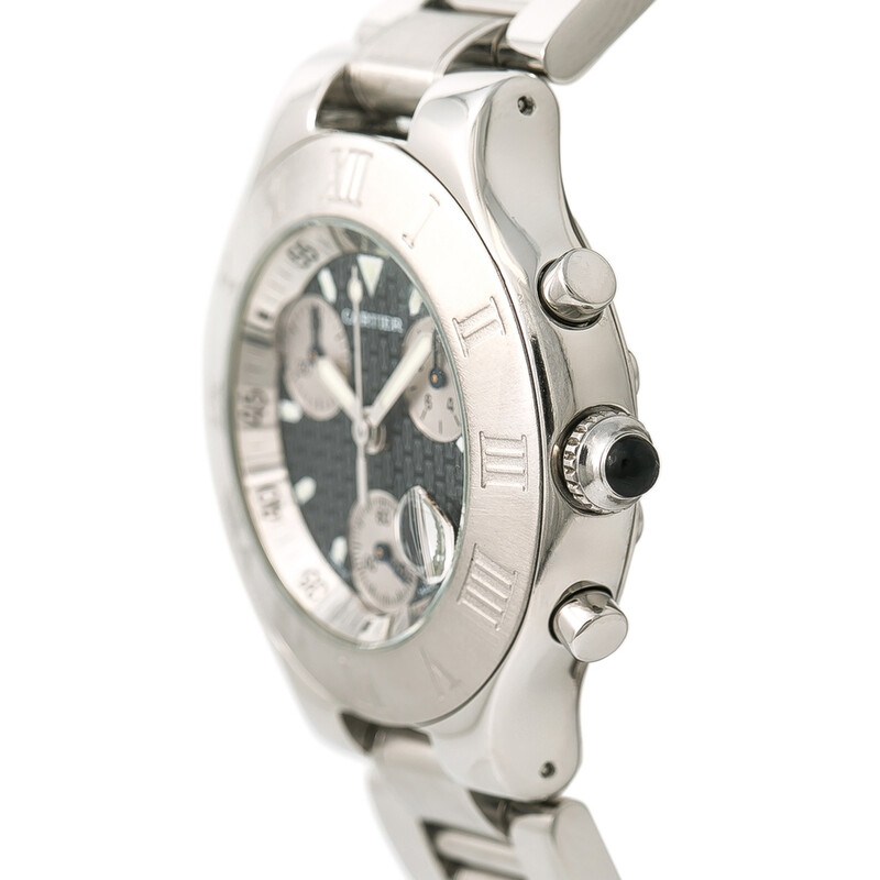 Cartier Pre-owned Cartier 21 Chronoscaph Chronograph Quartz Black