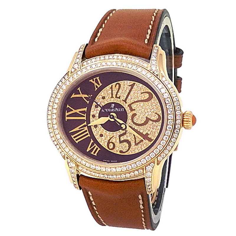 Audemars Piguet Pre-owned Audemars Piguet Millenary Diamond Brown dial ...