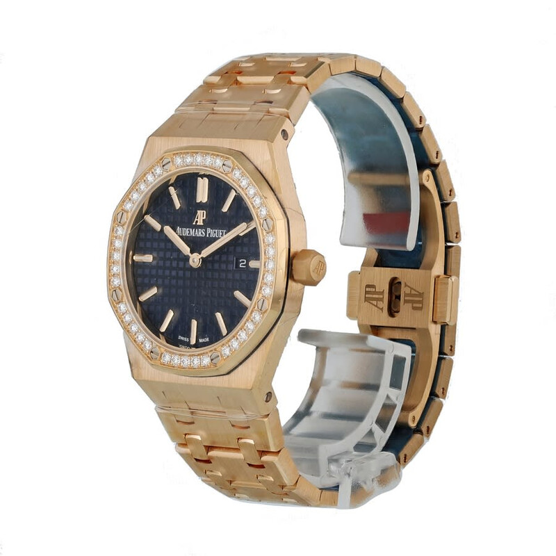 Audemars Piguet Pre-owned Audemars Piguet Royal Oak Quartz Diamond ...