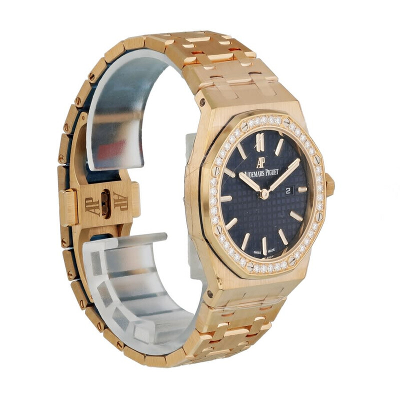 Audemars Piguet Pre-owned Audemars Piguet Royal Oak Quartz Diamond ...