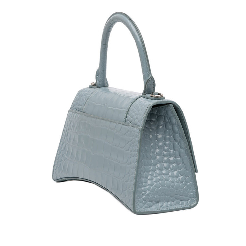 Balenciaga Pre-owned Balenciaga Small Croc Embossed Hourglass Top
