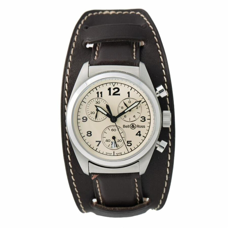 Bell And Ross Pre-owned Bell and Ross Vintage Chronograph Quartz