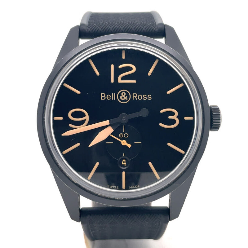 Bell And Ross Pre-owned Bell & Ross Vintage Automatic Black Dial