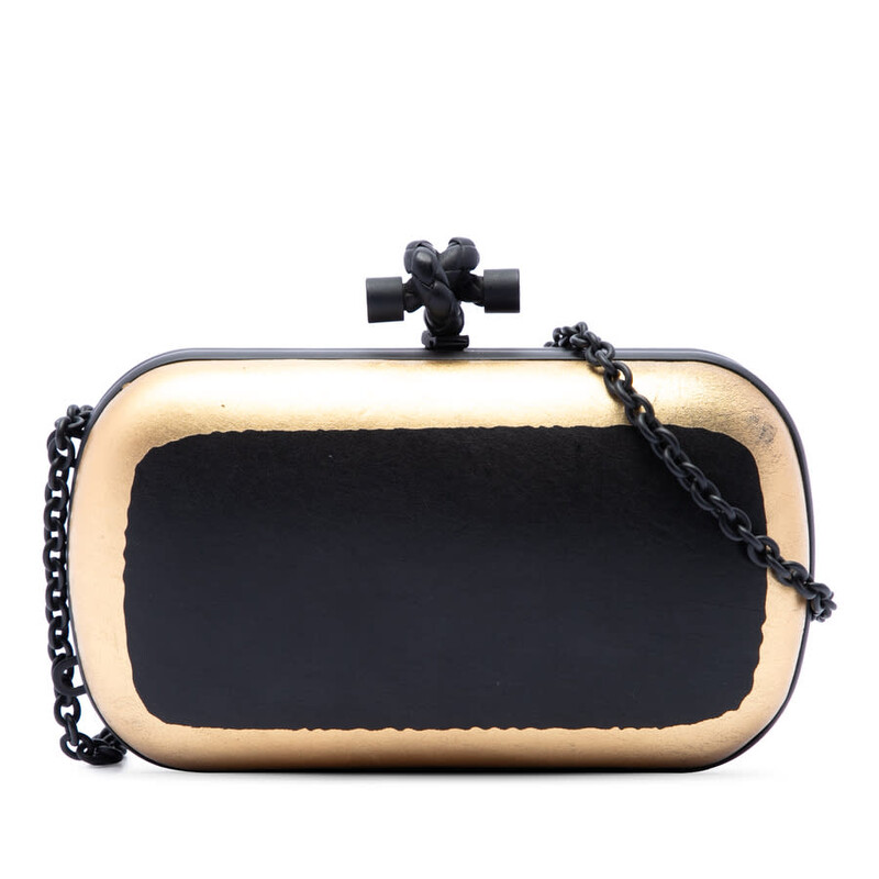 Bottega Veneta Pre-owned Bottega Veneta Bicolor Gilded Waxed