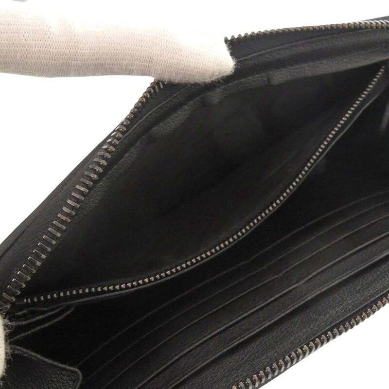 Bottega Veneta Pre-owned Bottega Veneta Grained Leather Zip Around