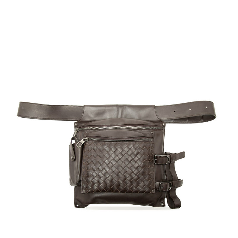 Bottega Veneta Pre-owned Bottega Veneta Intrecciato Trimmed Nappa Bottega Veneta Pre-owned Bottega Veneta Intrecciato Trimmed Nappa