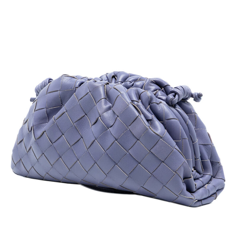 Bottega Veneta Carmel Nappa Intrecciato The Mini Pouch  Pre-Loved Bottega Veneta Nappa Intrecciato The Pouch display picture 1