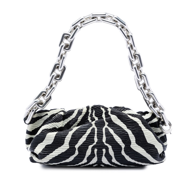 Bottega Veneta Pre-owned Bottega Veneta Textured Nappa Zebra Print