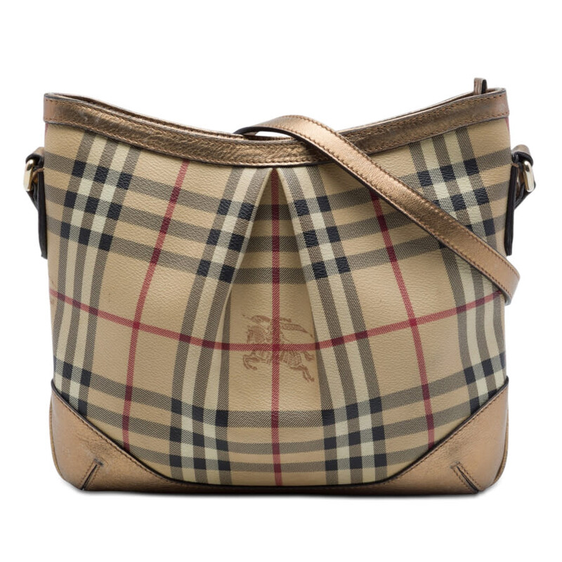 Burberry Pre-owned Burberry Haymarket Check Coated Canvas Hartham