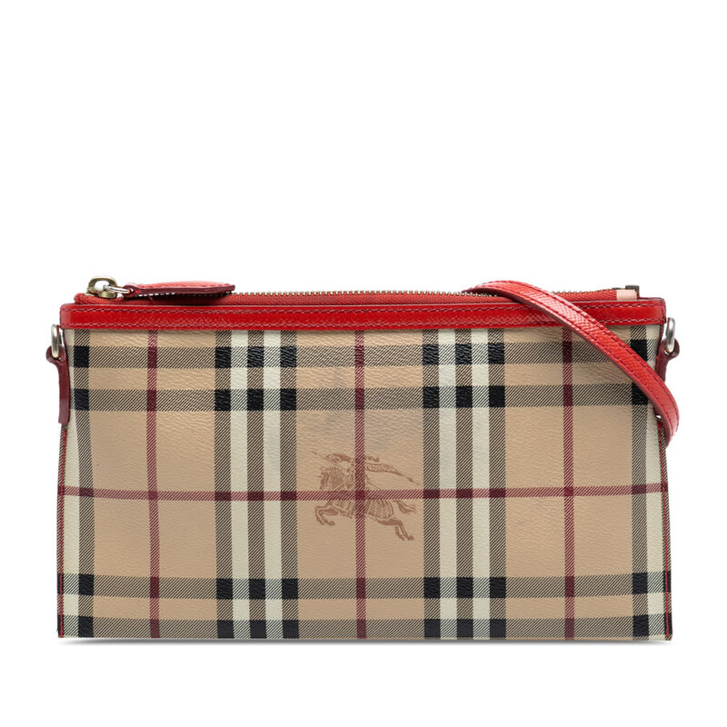 Burberry Pre-owned Burberry Haymarket Check Coated Canvas Peyton