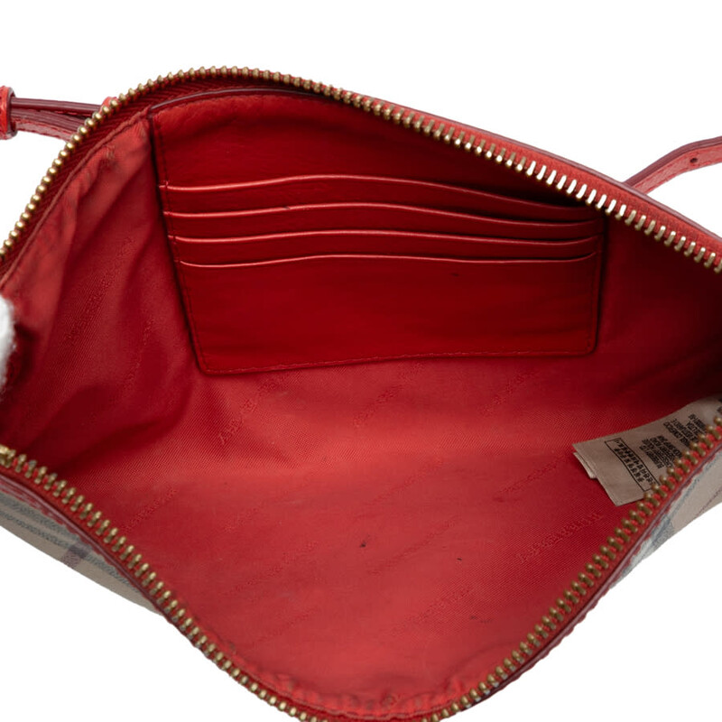 Burberry Pre-owned Burberry Haymarket Check Coated Canvas Peyton