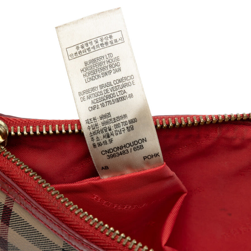 Burberry Pre-owned Burberry Haymarket Check Coated Canvas Peyton