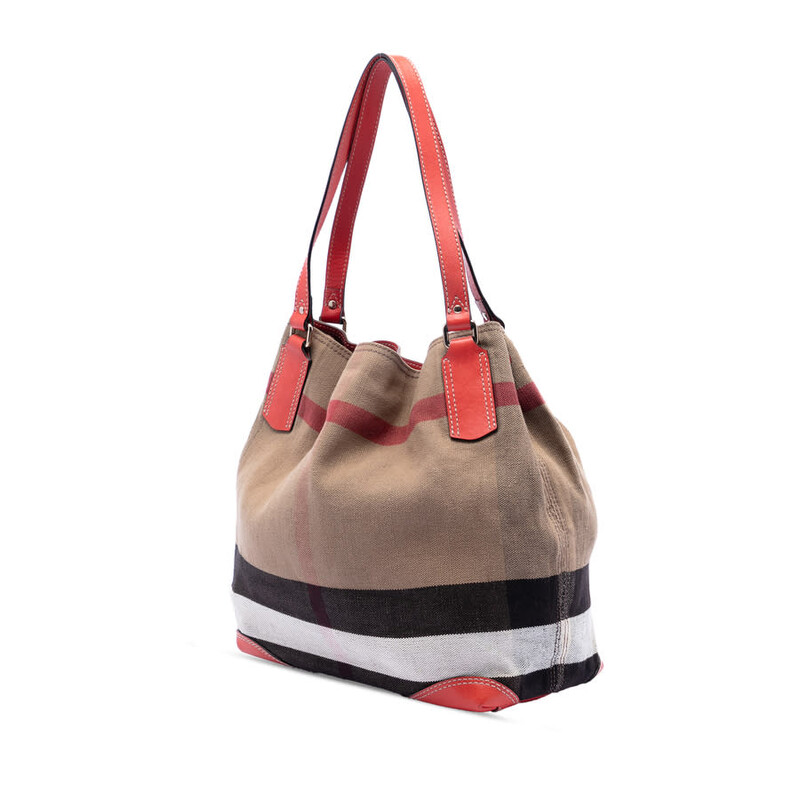 Burberry Pre-owned Burberry Mega Check Canvas Maidstone Tote