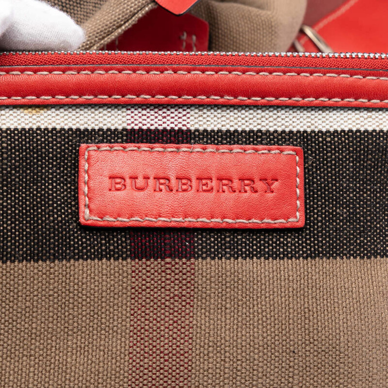 Burberry Pre-owned Burberry Mega Check Canvas Maidstone Tote