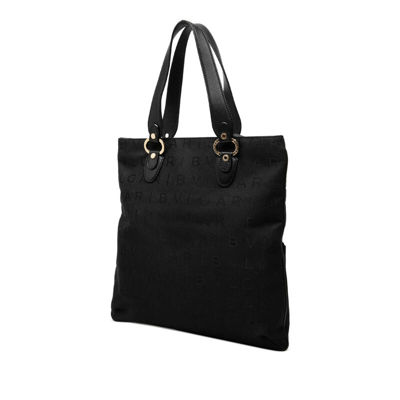 Bvlgari Pre-owned Bvlgari Canvas Logomania Tote Ladies