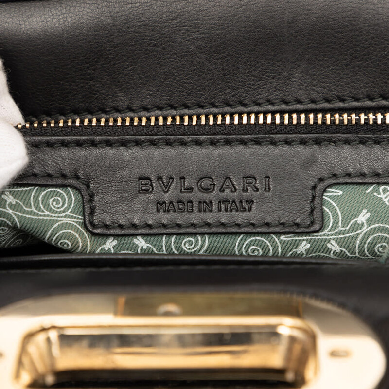 Bvlgari Pre-owned Bvlgari Isabella Rossellini Wrinkled Patent Top