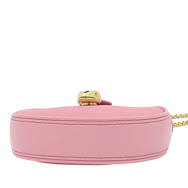 Bvlgari Pre-owned Bvlgari Micro Leather Serpenti Ellipse Crossbody