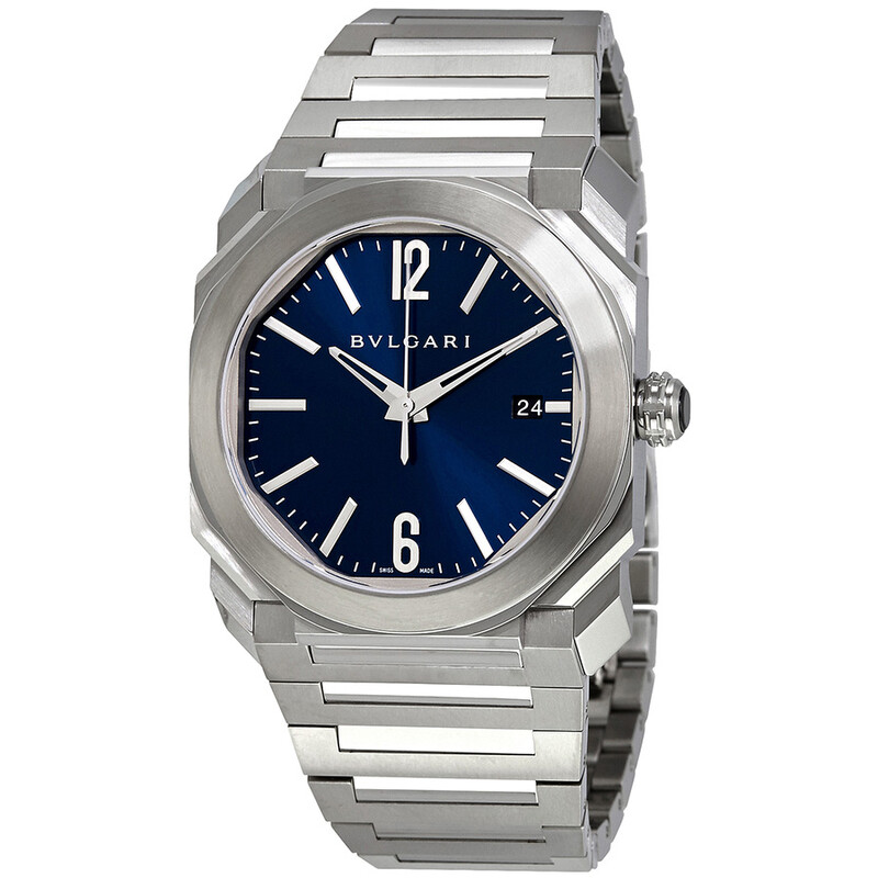 Bvlgari Pre-owned Bvlgari Octo Solotempo Automatic Blue Dial  display picture 1
