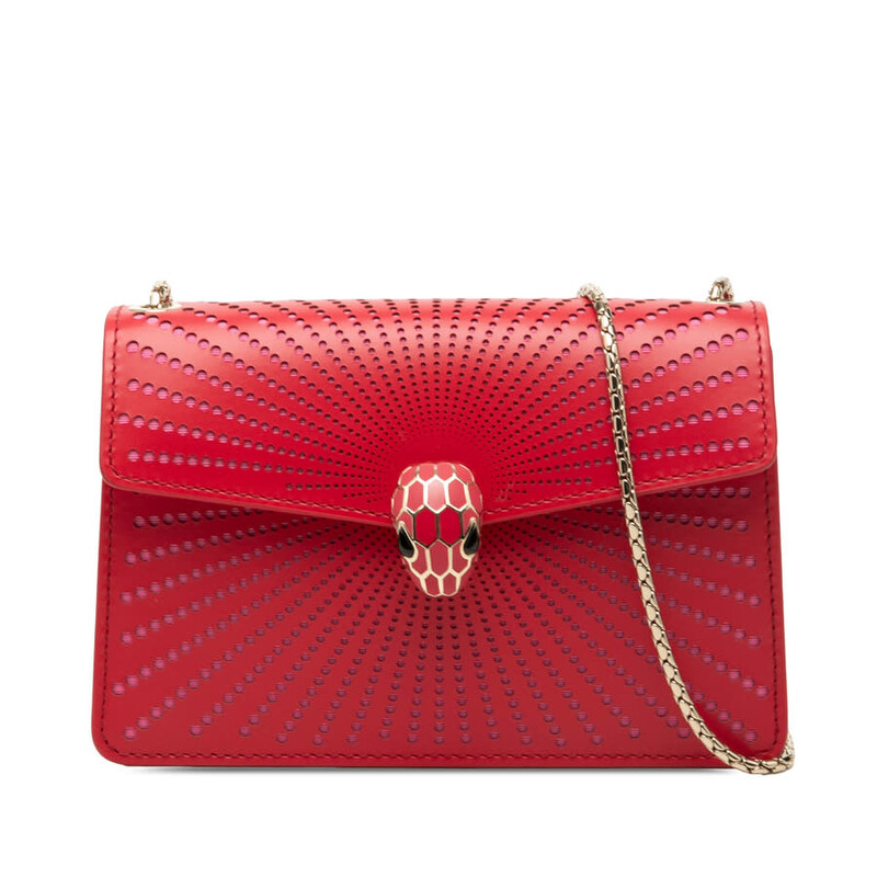 Bvlgari Pre-owned Bvlgari Small Laser Cut Calfskin Serpenti