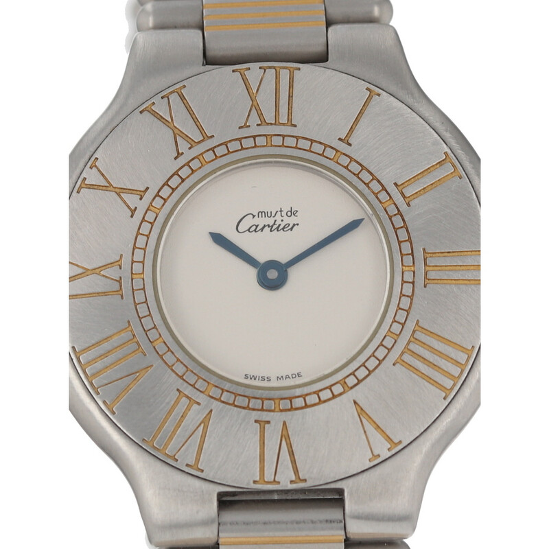Cartier Pre-owned Cartier Must de 21 Quartz White Dial  display picture 3