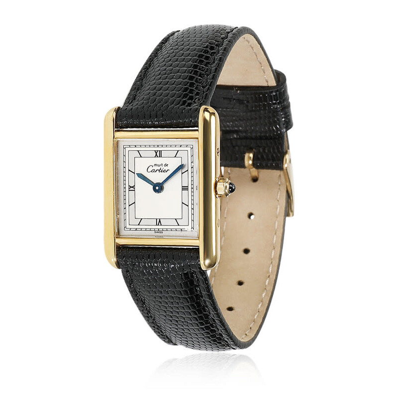 must de Cartier レディースquartz 腕時計 Cartier Pre-owned Cartier Must de Cartier Quartz Silver Dial