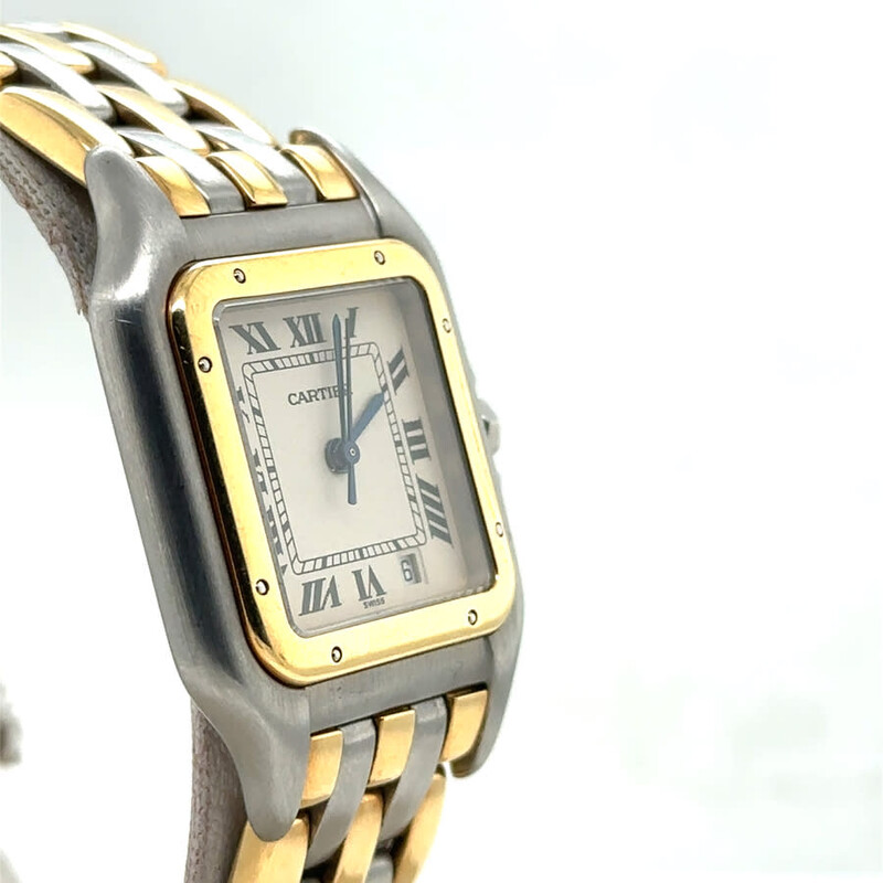 Cartier Pre-owned Cartier Panthere Quartz Silver Dial Ladies Watch