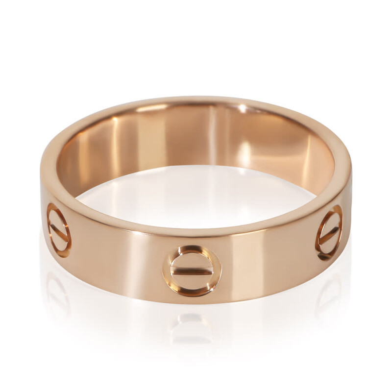 Cartier Pre-Owned Cartier Rose Gold Love Ring 155126 - Pre-Owned