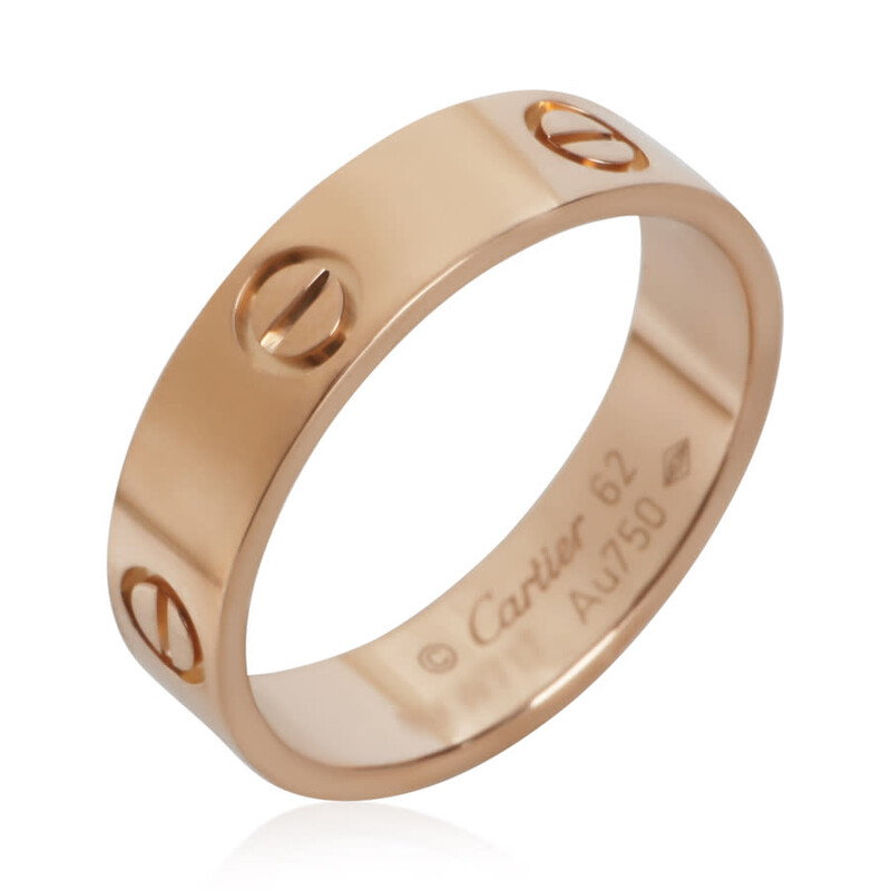 Cartier Pre-Owned Cartier Rose Gold Love Ring 155126 - Pre-Owned