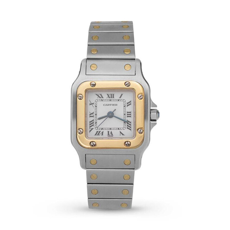 CARTIER Santos GalbeeSM white Dial Automatic Ladies Watch_951031 Cartier Santos de Cartier Galbee Stainless Steel Women main image 3